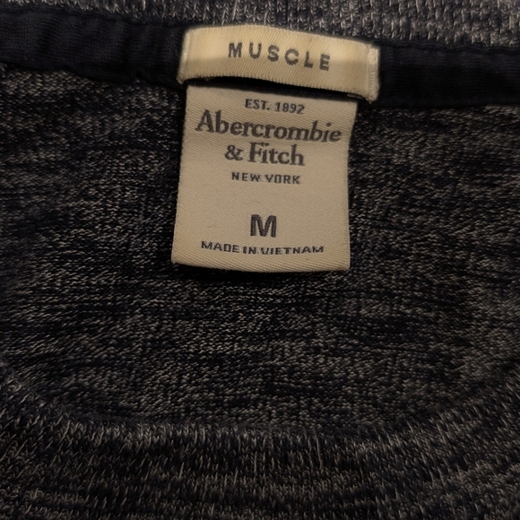 Abercrombie & Fitch Dark Blue Crewneck Shirt - Picture 3 of 5